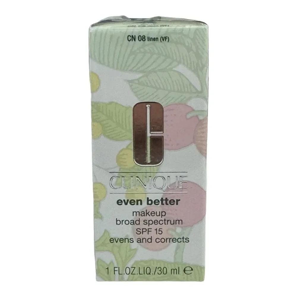 Clinique Even Better Foundation CN 08 Linen Broad Spectrum SPF15 Makeup 1oz NIB